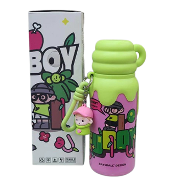 Key Boy Cute Thermos Water Bottle 550ML