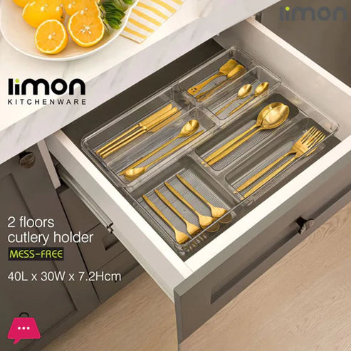 2‑Layer Cutlery Holder Set (67035)