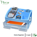 Multi - purpose Organizer with Drawers | Transparent Desk Storage Box | Makeup Organizer | Stationery Holder for Home, School & Office - Pleco Houseware