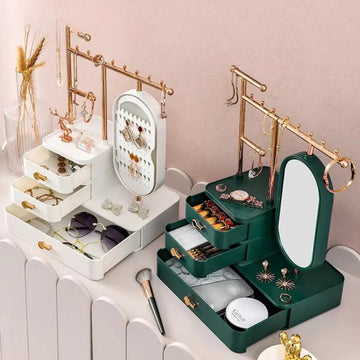 Luxury Vintage Jewelry And Cosmetic Organizer
