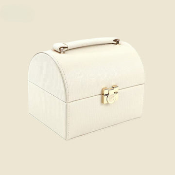 PORTABLE LUXURY MAKEUP ORGANIZER BOX WITH HANDLE