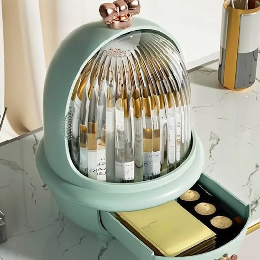Cosmetic Organizer With Dustproof Cover