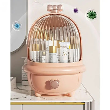 Cosmetic Organizer With Dustproof Cover