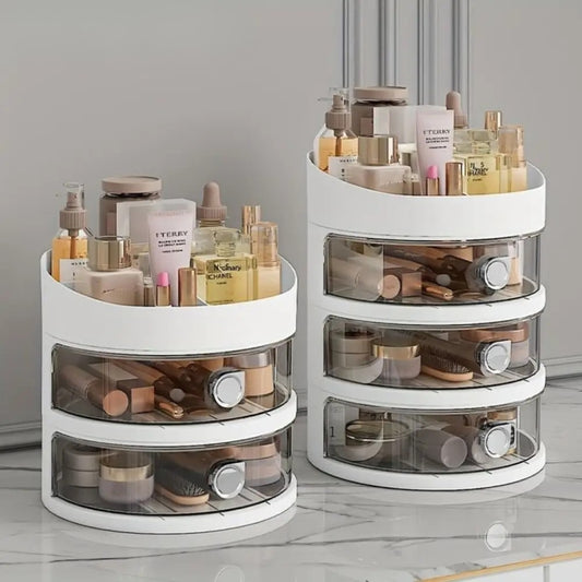 Desktop Multi Drawer Jewelry And Cosmetic Organizer