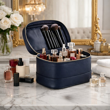 Luxury Large Capacity Makeup & Travel Cosmetic Organizer Case