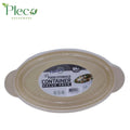 Oval Food Storage Container | 2500ml 2 in 1 Bowl Set With Lid - Pleco Houseware