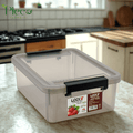 Plastic Storage Box with Lock | 2L & 3L Food Storage Container | Stackable Organizer for Kitchen, Jewelry & Household Items - Pleco Houseware