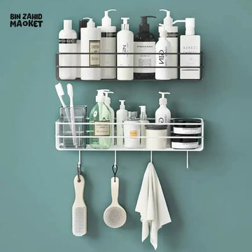 RECTANGLE METAL STAND WITH HOOKS