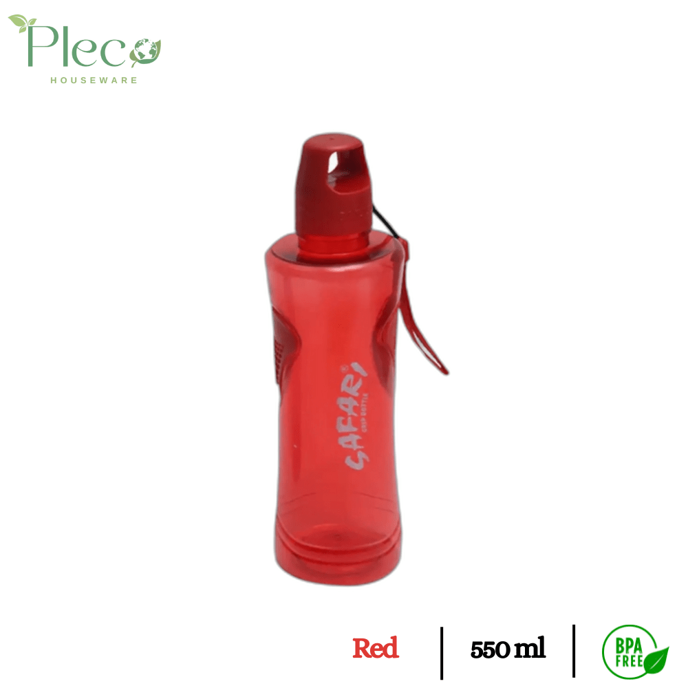 Safari Grip Water Bottle 550ml | Sports water bottle - Pleco Houseware