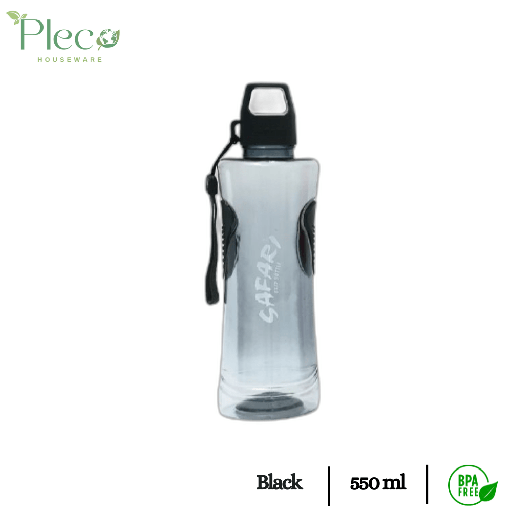 Safari Grip Water Bottle 550ml | Sports water bottle - Pleco Houseware