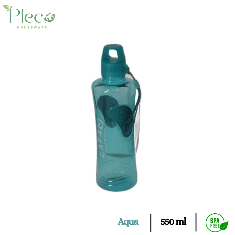 Safari Grip Water Bottle 550ml | Sports water bottle - Pleco Houseware