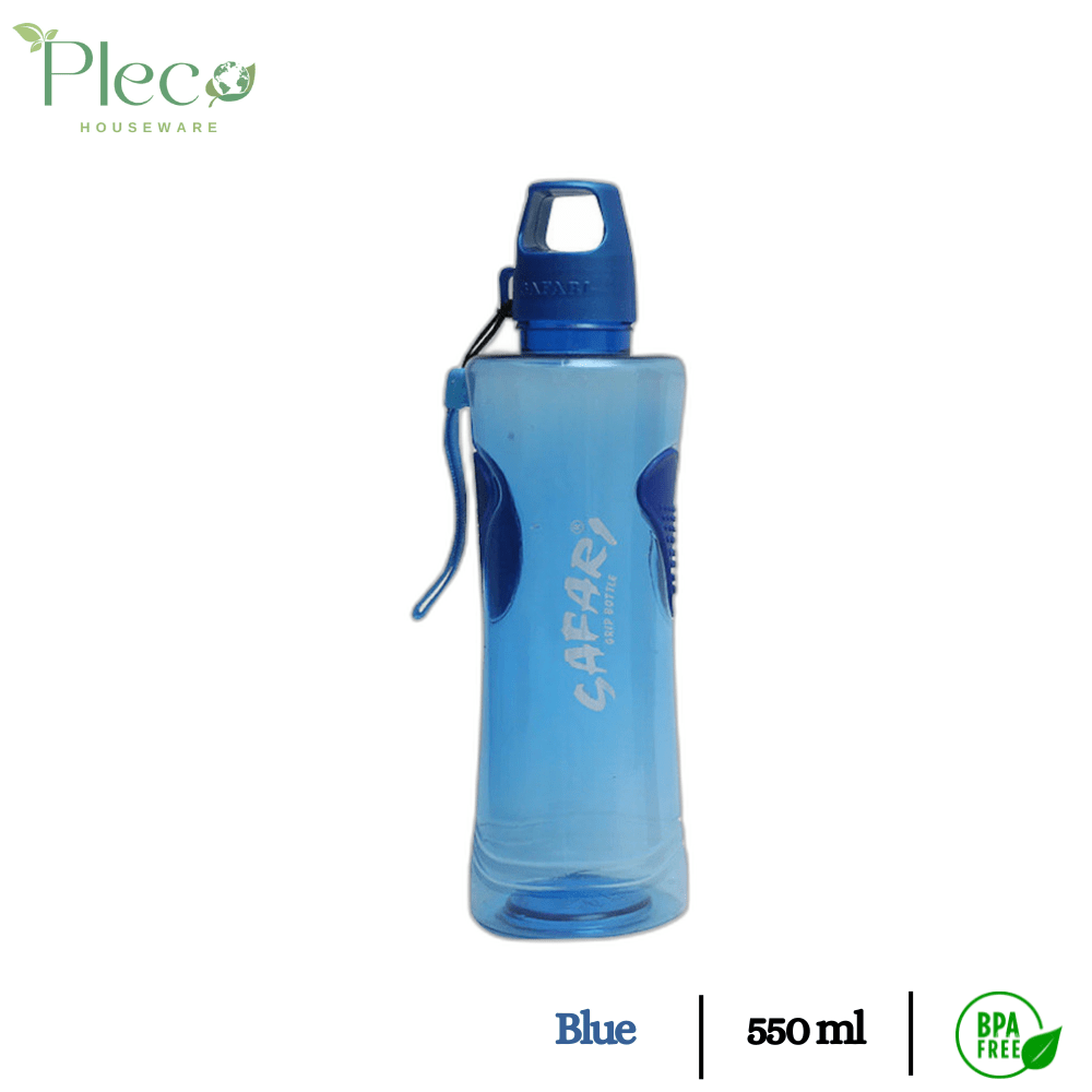 Safari Grip Water Bottle 550ml | Sports water bottle - Pleco Houseware