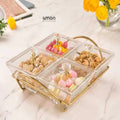 Signature Square Snack Tray with Lids - Pleco Houseware