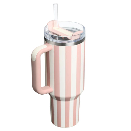 The Quencher H2.0 Flowstate™ Tumbler | 40 OZ - Peach Whip Cabana Gloss