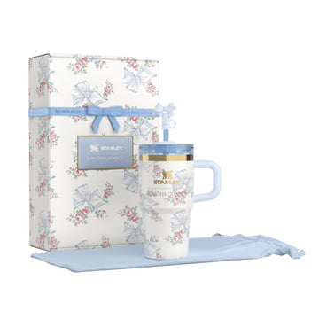 STANLEY X LOVE SHACK FANCY TUMBLER QUENCHER 14OZ - BEAUX BLUE (GIFT BOX)