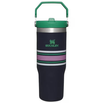 The IceFlow™ Flip Straw Tumbler | 30 OZ - Navy Mesh