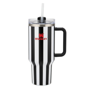 STANLEY SUMMER QUENCHER H2.0 FLOWSTATE TUMBLER 14OZ - BLACK STRIPES