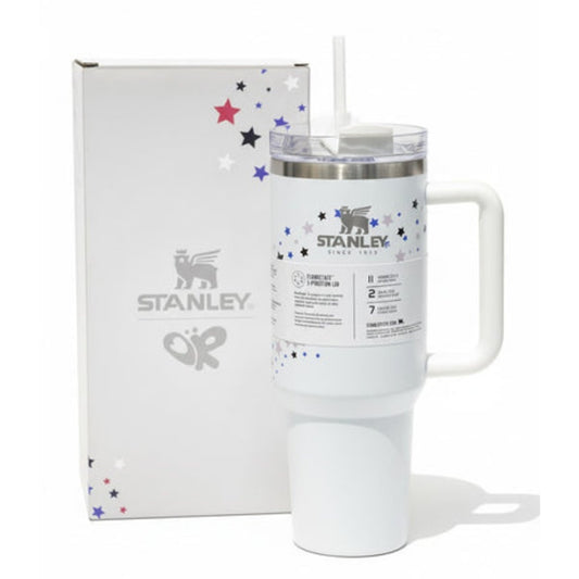 Stanley x Olivia Rodrigo Quencher H2.0 FlowState™ Tumbler | 40 OZ | White Star Edition - Pleco Houseware