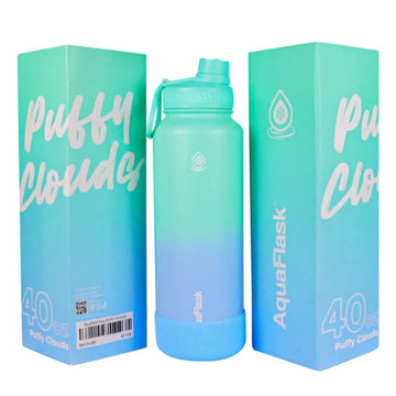 AquaFlask Bottle (40oz) - Puffy Clouds