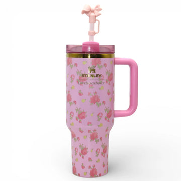 STANLEY X LOVE SHACK FANCY TUMBLER QUENCHER 40OZ - IBIZA SUNSET (KHAKI BOX)