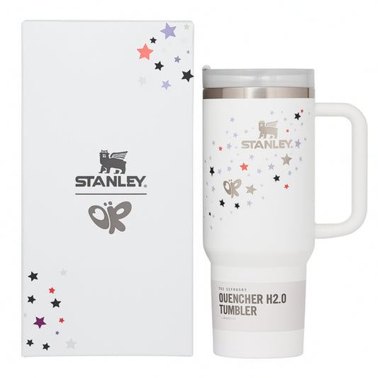 Stanley x Olivia Rodrigo Quencher H2.0 FlowState™ Tumbler | 40 OZ | White Star Edition - Pleco Houseware