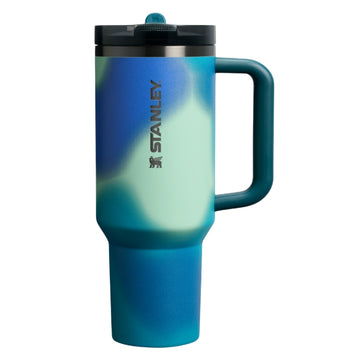 THE NEW FREQUENCY QUENCHER PROTOUR FLIP STRAW TUMBLER 40OZ - COASTAL TEAL MOTION