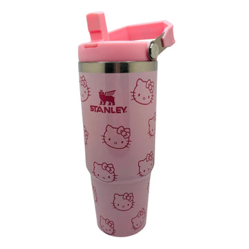 Stanley x Hello Kitty IceFlow Tumbler | 32 OZ | Pink Edition