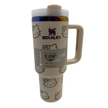 Stanley x Hello Kitty Quencher H2.0 FlowState™ Tumbler | 40 OZ | Cream Rainbow Edition