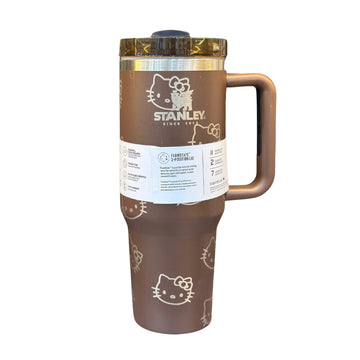 Stanley x Hello Kitty Quencher H2.0 FlowState™ Tumbler | 40 OZ | Brown  Edition