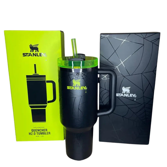 STANLEY X SPIDER GLOW HALLOWEEN QUENCHER H2.0 FLOWSTATE TUMBLER 40OZ