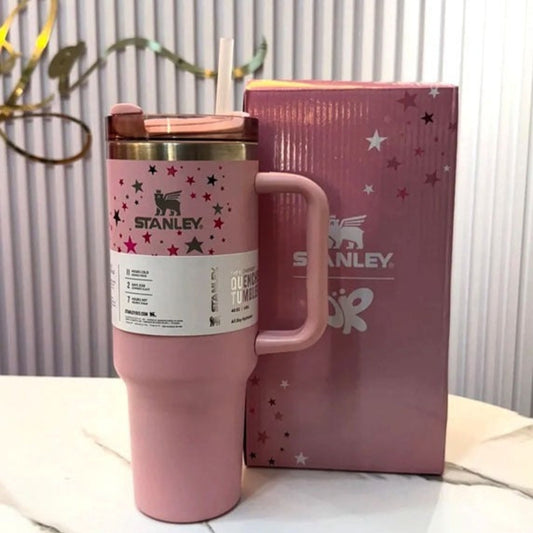 Stanley x Olivia Rodrigo Quencher H2.0 FlowState™ Tumbler | 40 OZ | Pink Star Edition