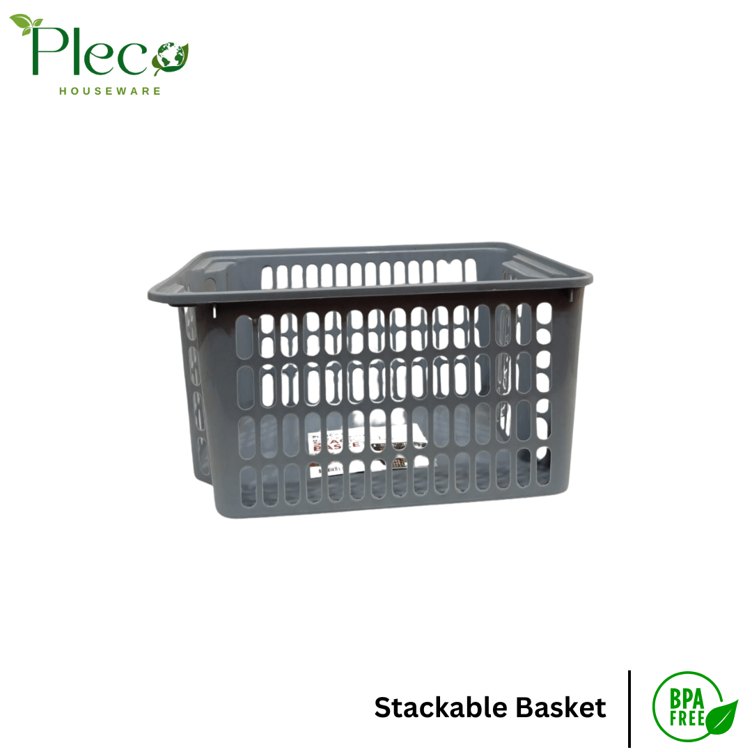 Storage Basket | Stackable Basket | Fruits Basket | Vegetable Basket | Basket For Vegetable | Picnic Basket | Fridge Basket | Kitchen Basket - Pleco Houseware