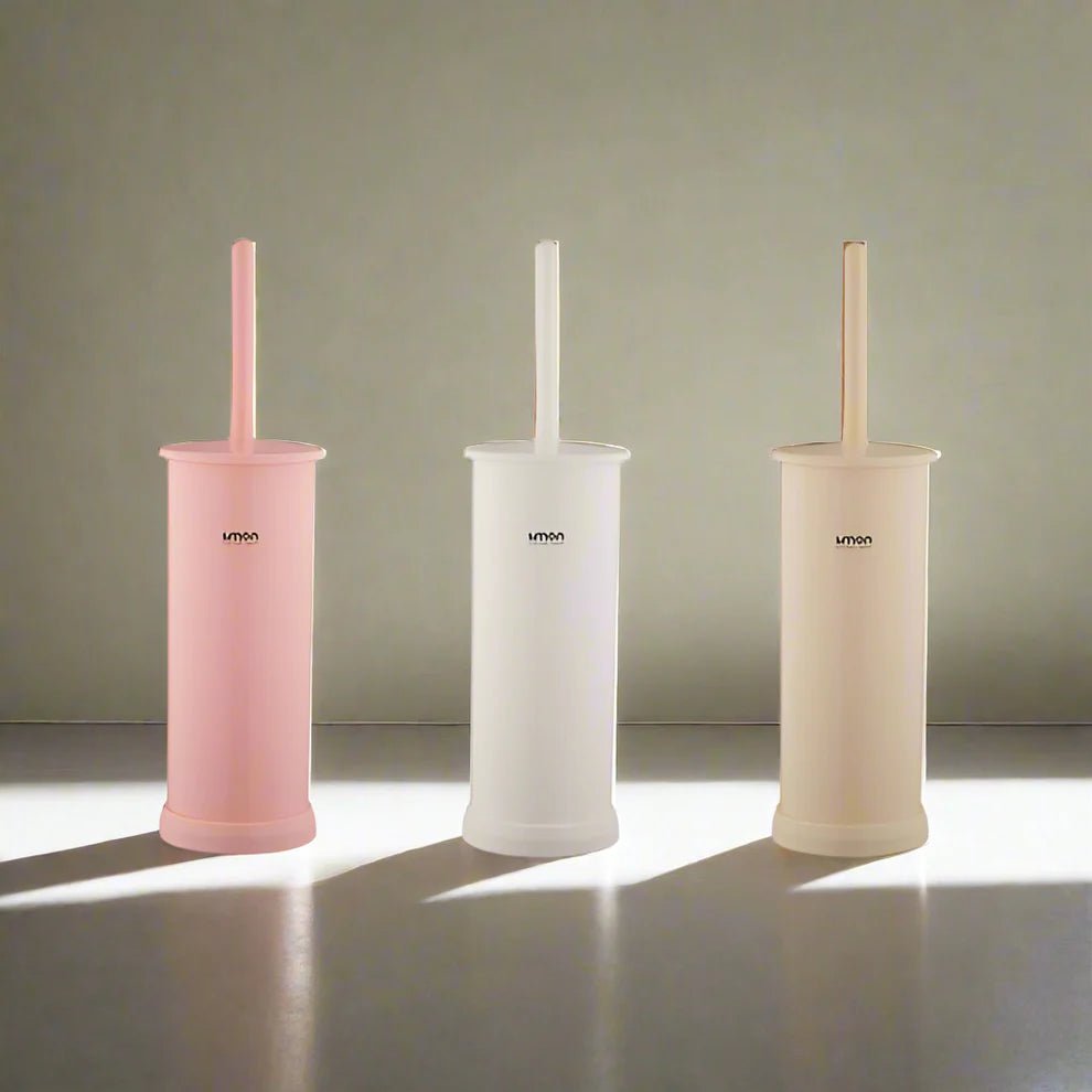Toilet Brush with Vented Holder Set - Pleco Houseware