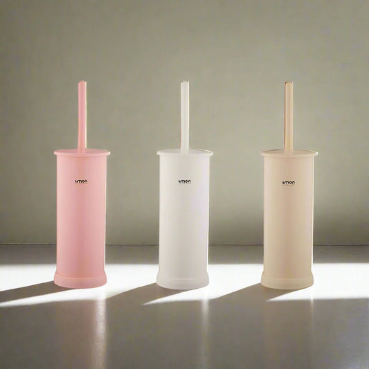 Toilet Brush with Vented Holder Set - Pleco Houseware