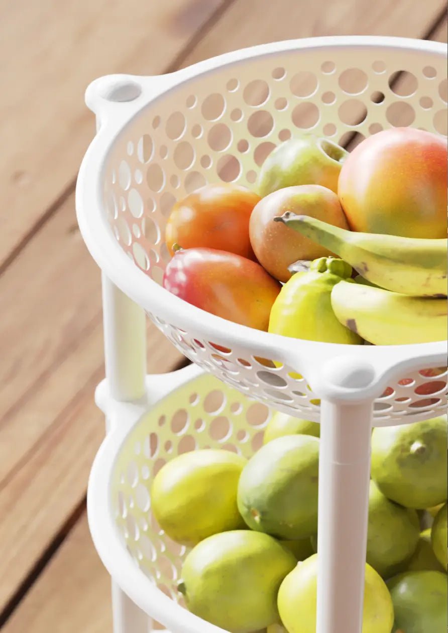 Vegetable stand - White - Pleco Houseware