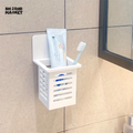 WALL-MOUNTED BATHROOM STORAGE BOXES – NO DRILLING RUST-RESISTANT SPACE-SAVING PACK OF 1