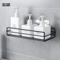 WASHROOM METAL STAND - RECTANGLE Black
